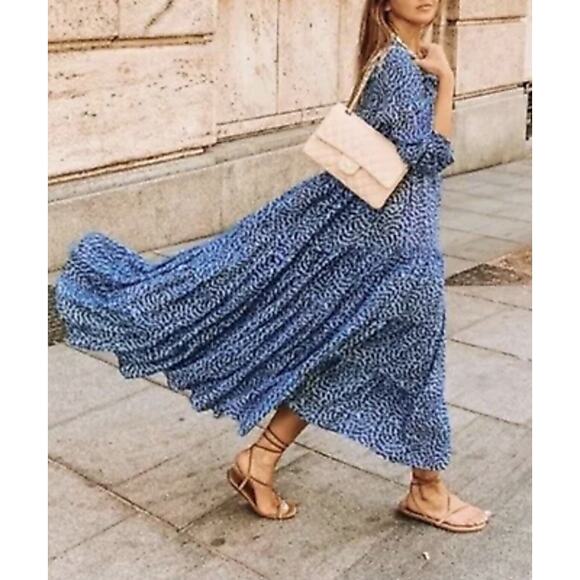 Zara Print Midi Dress - Picture 1 of 10